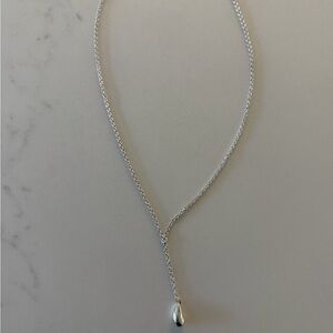 Tiffany & Co. Silver Drop Necklace